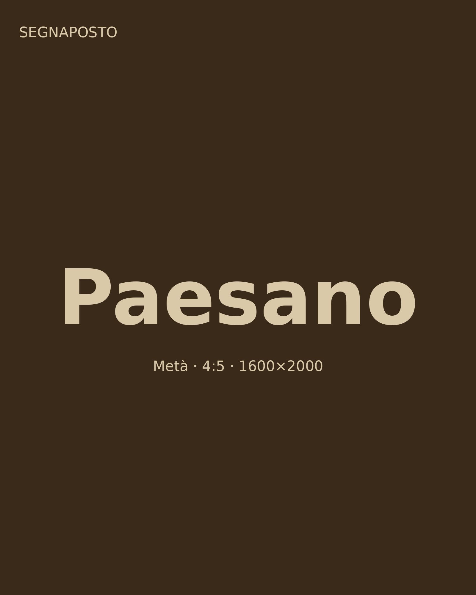 Paesano