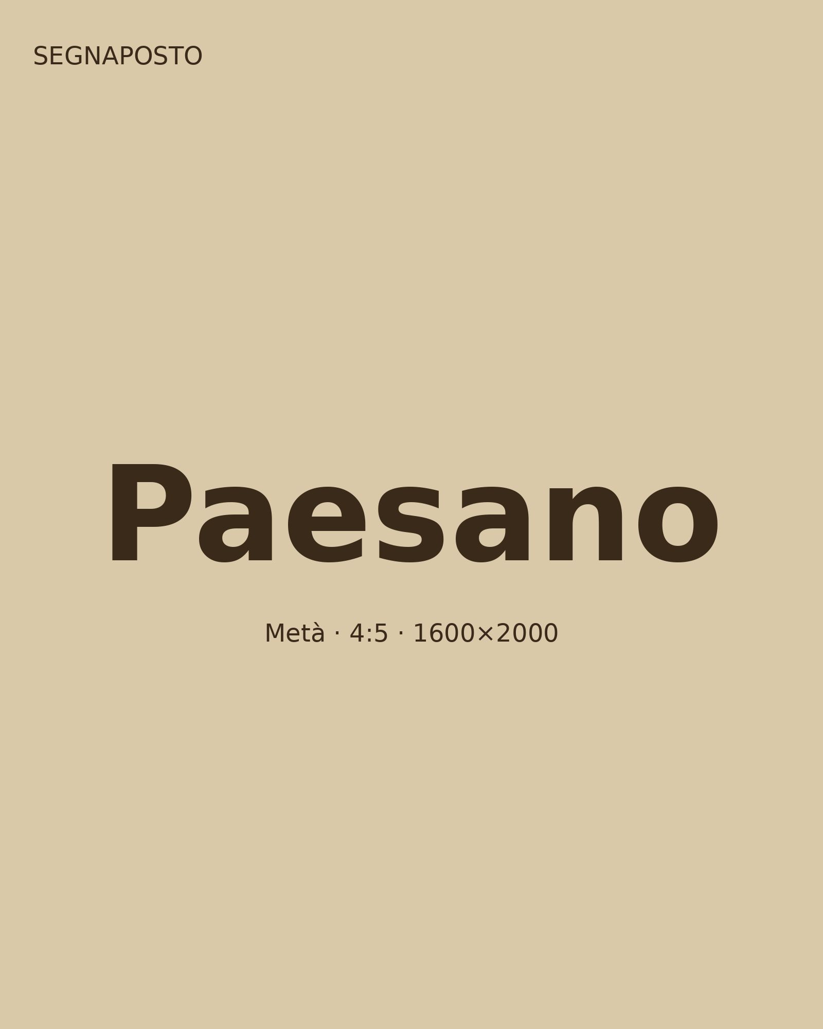 Paesano